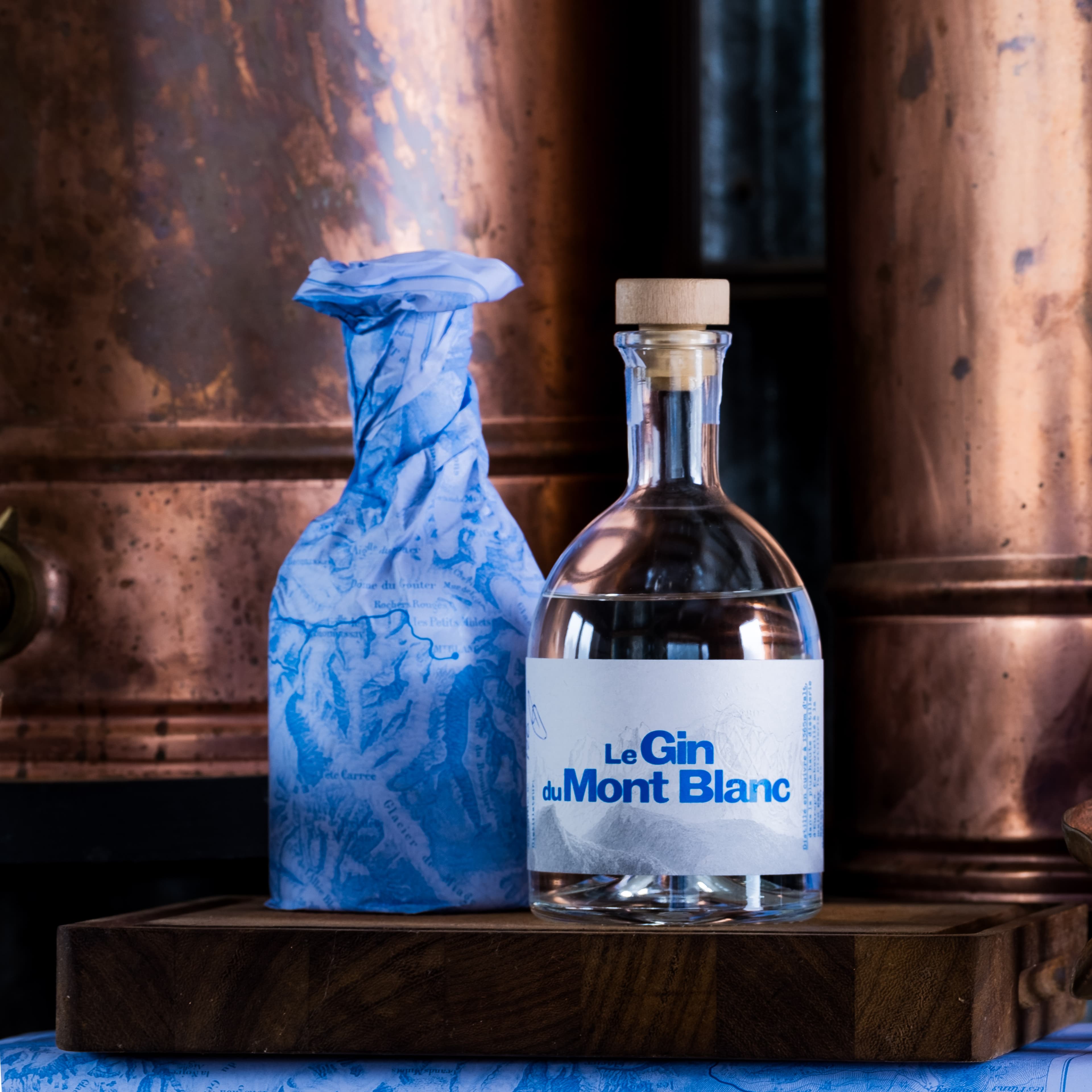 Gin du Mont Blanc — bouteille 70 cl, 43,6%, gin alpin artisanal