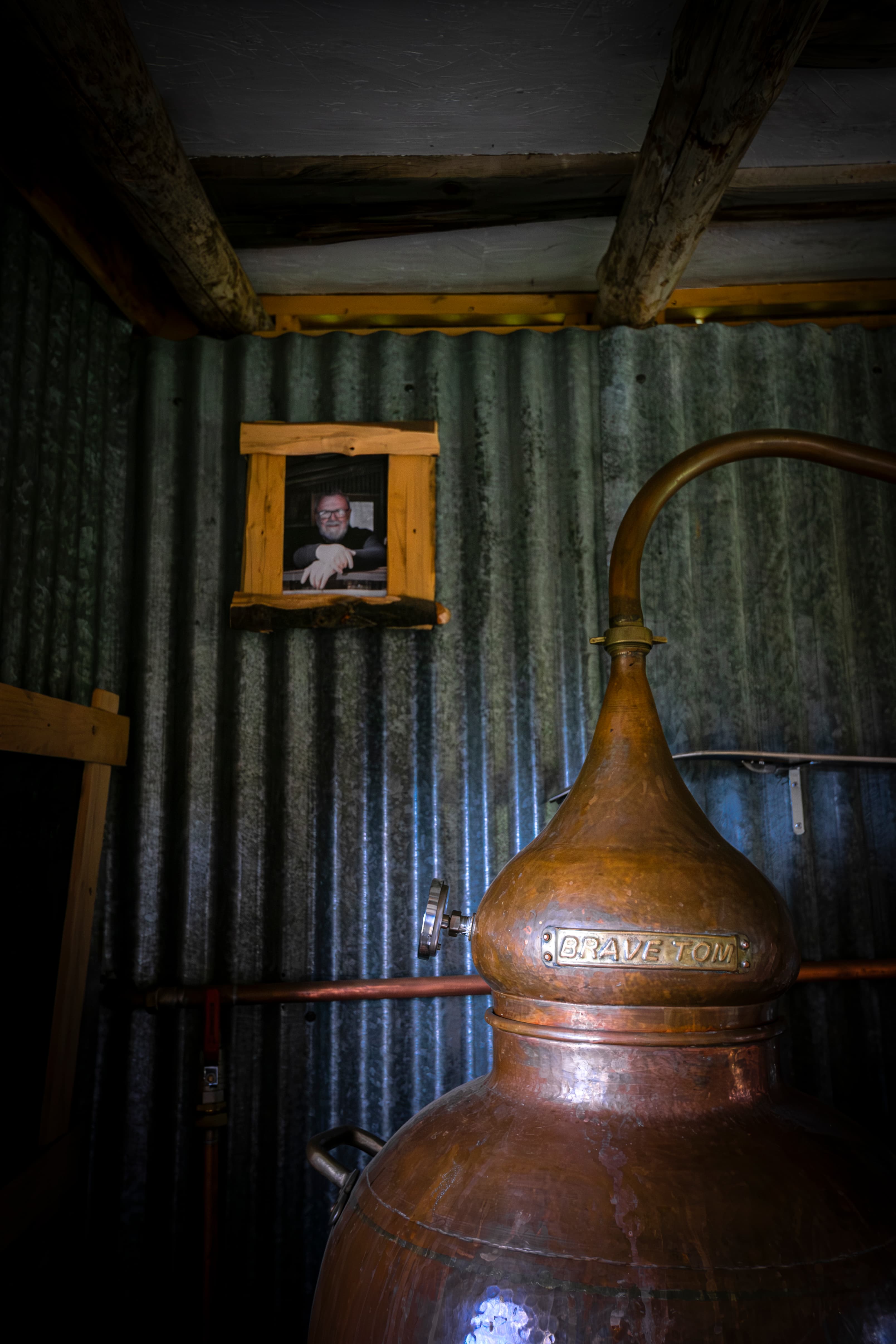 Distillerie Saint Gervais alambic cuivre intérieur